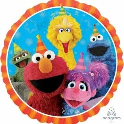 Standard HX Sesame Street Fun S60 Foil Balloon