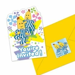ABC Kids Bananas In Pyjamas Postcard Invitations With Envelopes 8 Pack