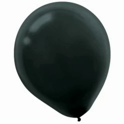 Amscan Party Supplies Helium Quality Latex Balloons 30cm Black 15 Pack