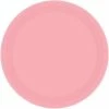 Amscan Party Supplies Paper Plates Round 20cm Pink 8 Pack