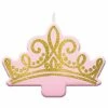 Disney Princess Once Upon A Time Glittered Crown Birthday Candle
