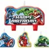 The Avengers Epic Birthday Candle Set