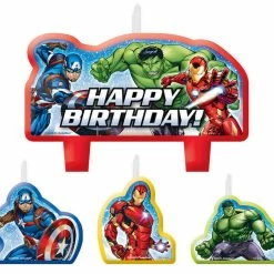The Avengers Epic Birthday Candle Set