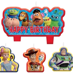 Toy Story 4 Happy Birthday Candle Set