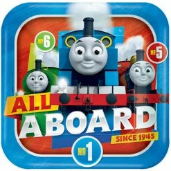 Thomas & Friends Thomas All Aboard 23cm Square Plates