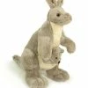 CA Australia Kangaroo With Joey Plush Toy 28cm