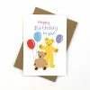 ABC Kids Play School Big Ted And Little Ted Card 11cm X 15cm