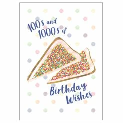 Candle Bark Creations Matilda's Milk Bar Fairy Bread Wishes Birthday Card 11cm X 15cm