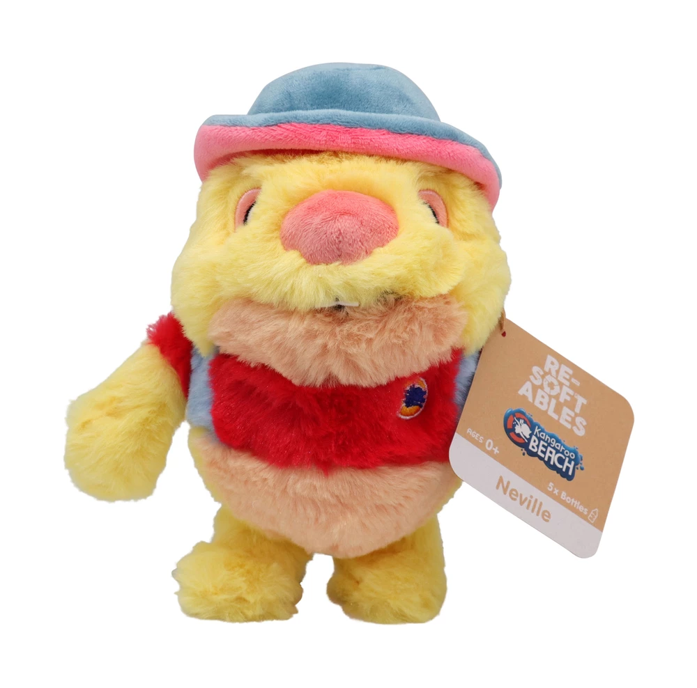 Kangaroo Beach Resoftables 10inch Plush - Neville 1 Kangaroo Beach Resoftables 10inch Plush - Neville
