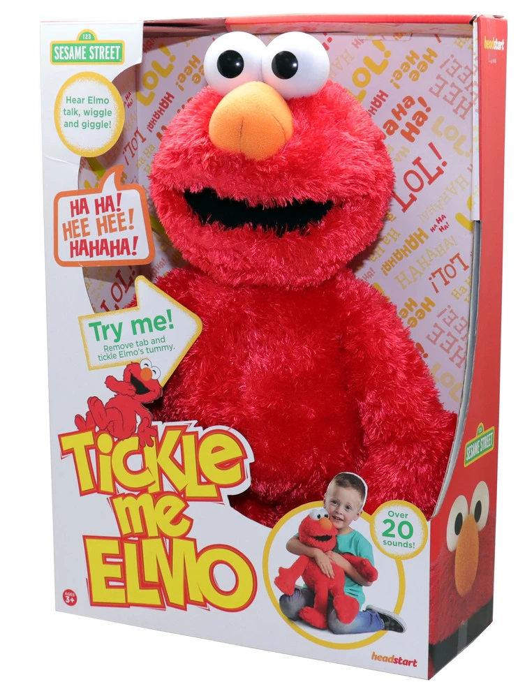 Sesame Street Tickle Me Elmo Talking Plush Toy 45cm 2 Sesame Street Tickle Me Elmo Talking Plush Toy 45cm - Image 2