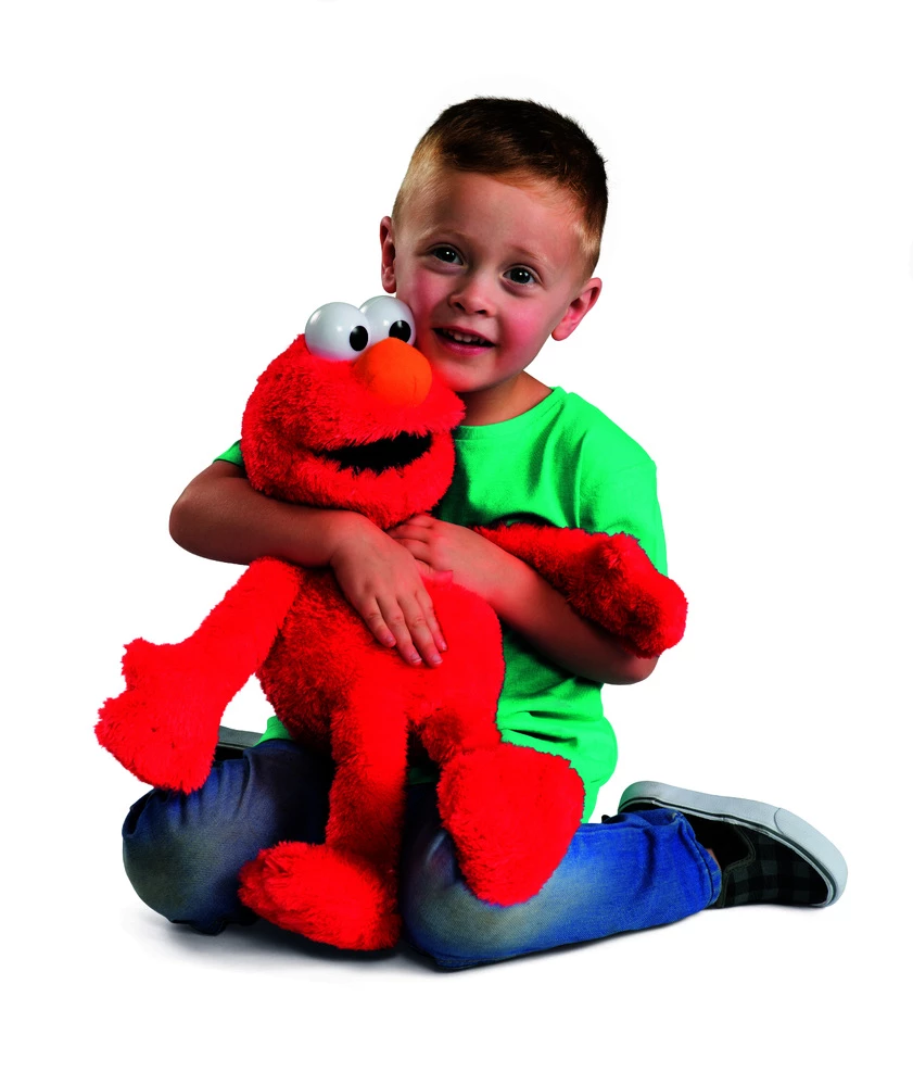 Sesame Street Tickle Me Elmo Talking Plush Toy 45cm 6 Sesame Street Tickle Me Elmo Talking Plush Toy 45cm - Image 6
