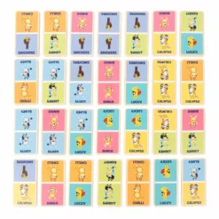Bluey Wooden Dominoes Set -Bluey Sales Store JA BLU251C 2