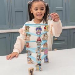 Bluey Wooden Stacking Game -Bluey Sales Store JA BLU255C 3