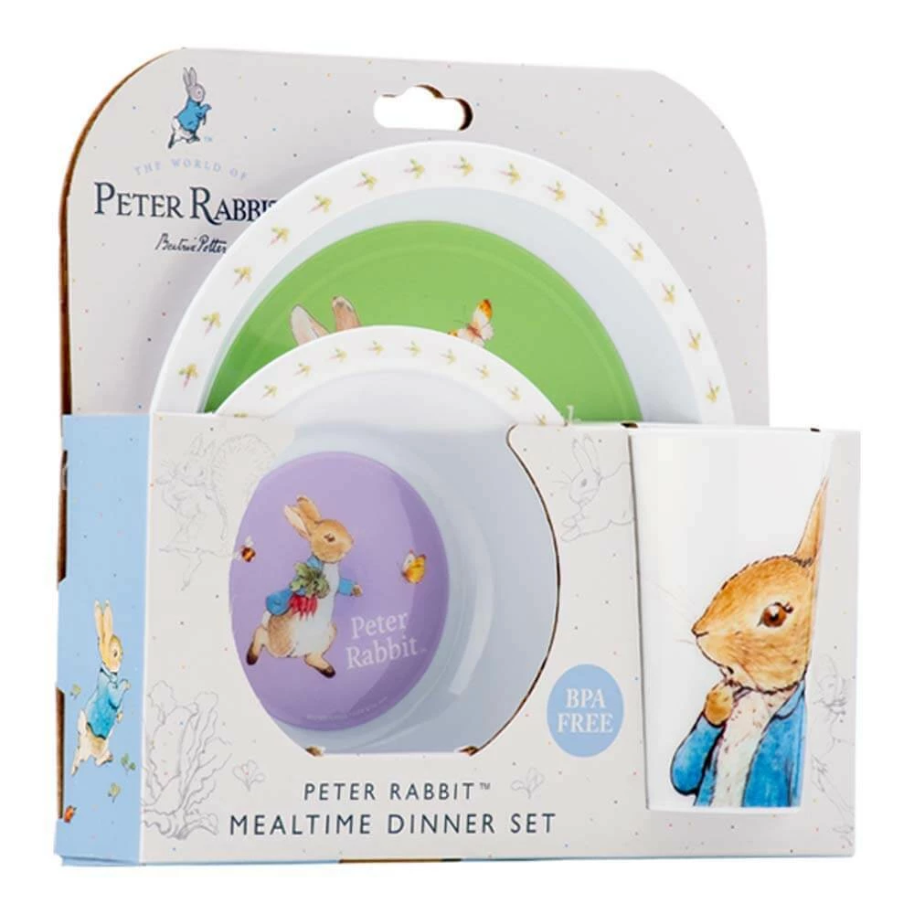 Peter Rabbit 3 Piece Dinner Set 2 Peter Rabbit 3 Piece Dinner Set - Image 2