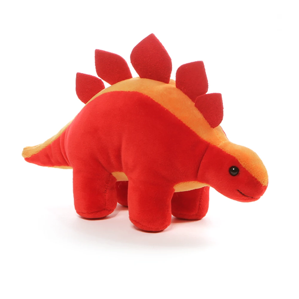 GUND Dino Chatter Stegosaurus Plush Toy 17cm Red 1 GUND Dino Chatter Stegosaurus Plush Toy 17cm Red