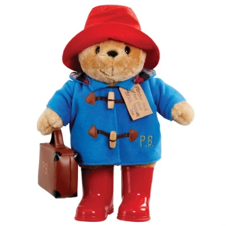 Paddington Bear With Boots Coat & Suitcase Large Plush Toy 34cm 1 Paddington Bear With Boots Coat & Suitcase Large Plush Toy 34cm