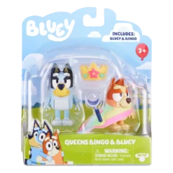 Bluey Queens Bingo & Bluey Figurines 2 Pack -Bluey Sales Store MO 13082 ROYAL 1