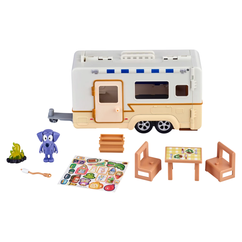Bluey's Caravan Adventures Playset With Jean Luc 2 Bluey's Caravan Adventures Playset With Jean Luc - Image 2