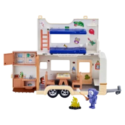 Bluey's Caravan Adventures Playset With Jean Luc