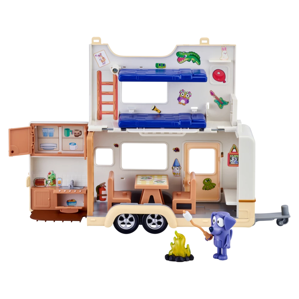 Bluey's Caravan Adventures Playset With Jean Luc 1 Bluey's Caravan Adventures Playset With Jean Luc