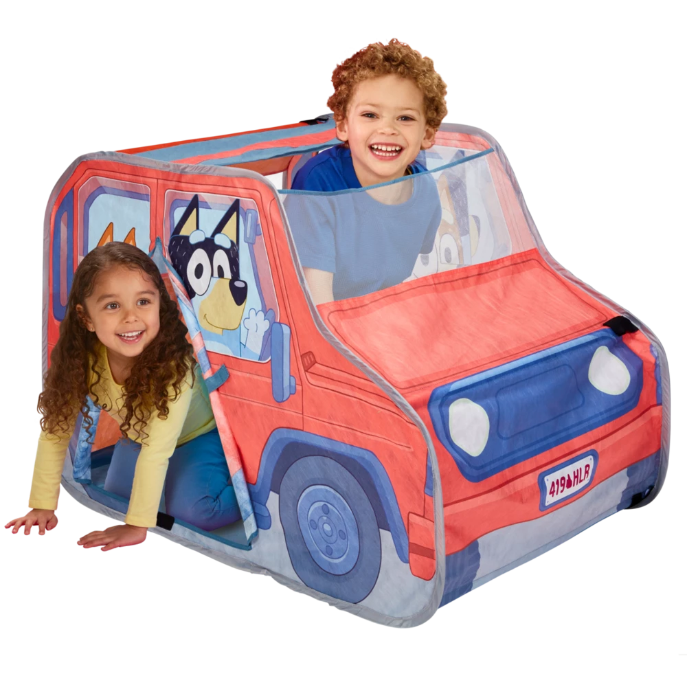 Bluey Heeler Family 4WD Pop Up Play Tent 4 Bluey Heeler Family 4WD Pop Up Play Tent - Image 4