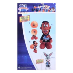 Space Jam Lebron James Transforming Hoop Pals Plush Toy 30cm -Bluey Sales Store MO 14589.LEBRON 3