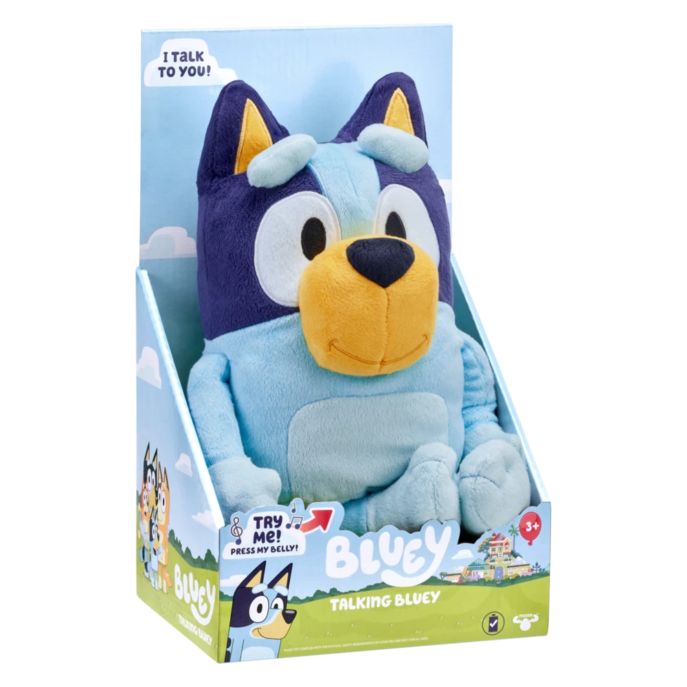 Talking Bluey Plush - 33cm 3 Talking Bluey Plush - 33cm - Image 3