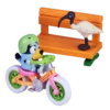 Bluey Bicycle With Bluey Figurine Vehicle Playset