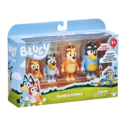 Bluey & Family New Expressions Mini Figurines 4 Pack 7.5cm -Bluey Sales Store MO 17195 3