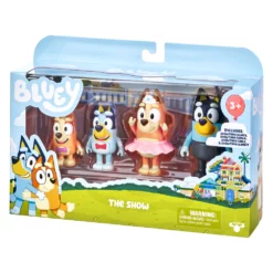 Bluey The Show Family Figurines 4 Pack -Bluey Sales Store MO 17338 17340 2