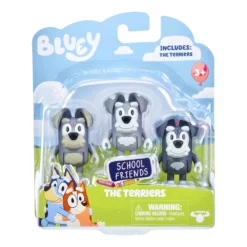 Bluey School Friends The Terriers Figurines 3 Pack -Bluey Sales Store MO 17341 TERRIERS 2