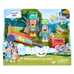 Bluey Rusty & Bluey's Go-Kart Vehicle Playset 6 Bluey Rusty & Bluey's Go-Kart Vehicle Playset -Bluey Sales Store MO 17356 17357 2
