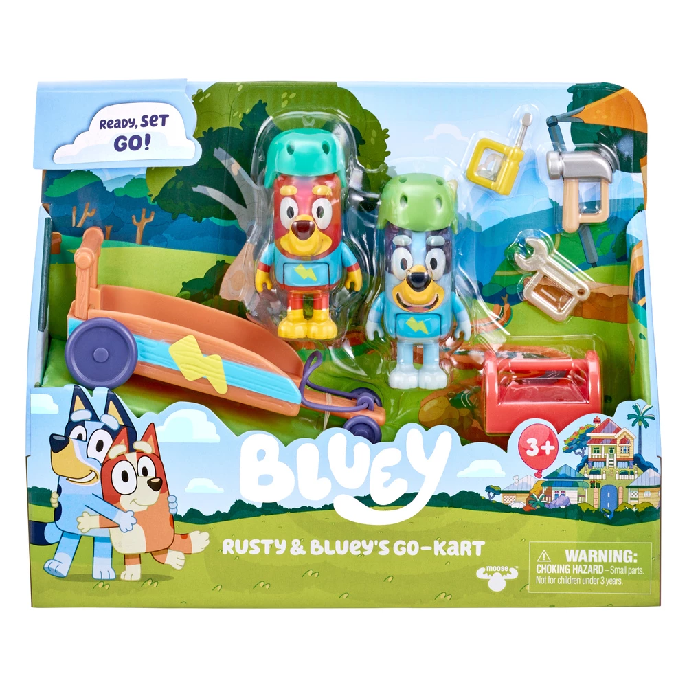 Bluey Rusty & Bluey's Go-Kart Vehicle Playset 3 Bluey Rusty & Bluey's Go-Kart Vehicle Playset - Image 3