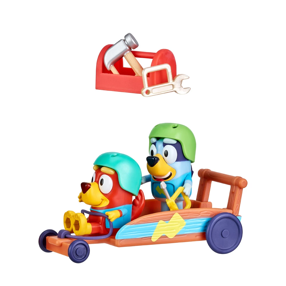 Bluey Rusty & Bluey's Go-Kart Vehicle Playset 1 Bluey Rusty & Bluey's Go-Kart Vehicle Playset