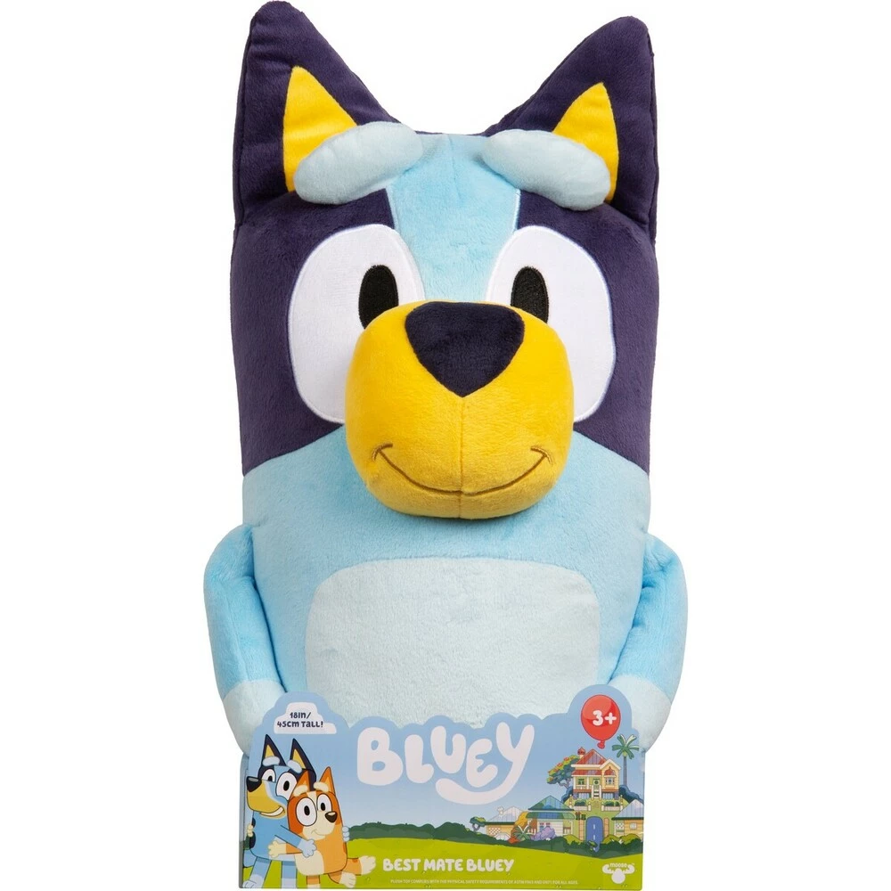 Bluey Best Mate Bluey Plush Toy Large 45cm 3 Bluey Best Mate Bluey Plush Toy Large 45cm - Image 3