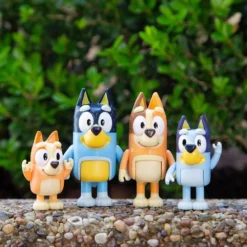 Bluey Heeler Family Mini Figures 7.5cm 4 Pack -Bluey Sales Store MO000005 2