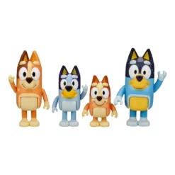 Bluey Heeler Family Mini Figures 7.5cm 4 Pack