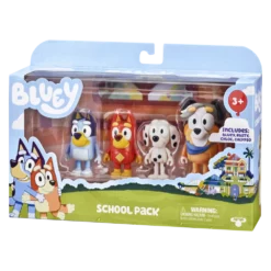 4-Pack Figurines: Bluey, Chloe, Calypso & Rusty -Bluey Sales Store MO000121 2