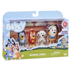 4-Pack Figurines: Bluey, Chloe, Calypso & Rusty -Bluey Sales Store MO000121 3