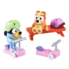 Scooter Time: Bluey & Bingo Figurines Season 4 Mini Vehicle Playset