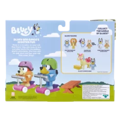 Scooter Time: Bluey & Bingo Figurines Season 4 Mini Vehicle Playset -Bluey Sales Store MO000123SCOOTER 5