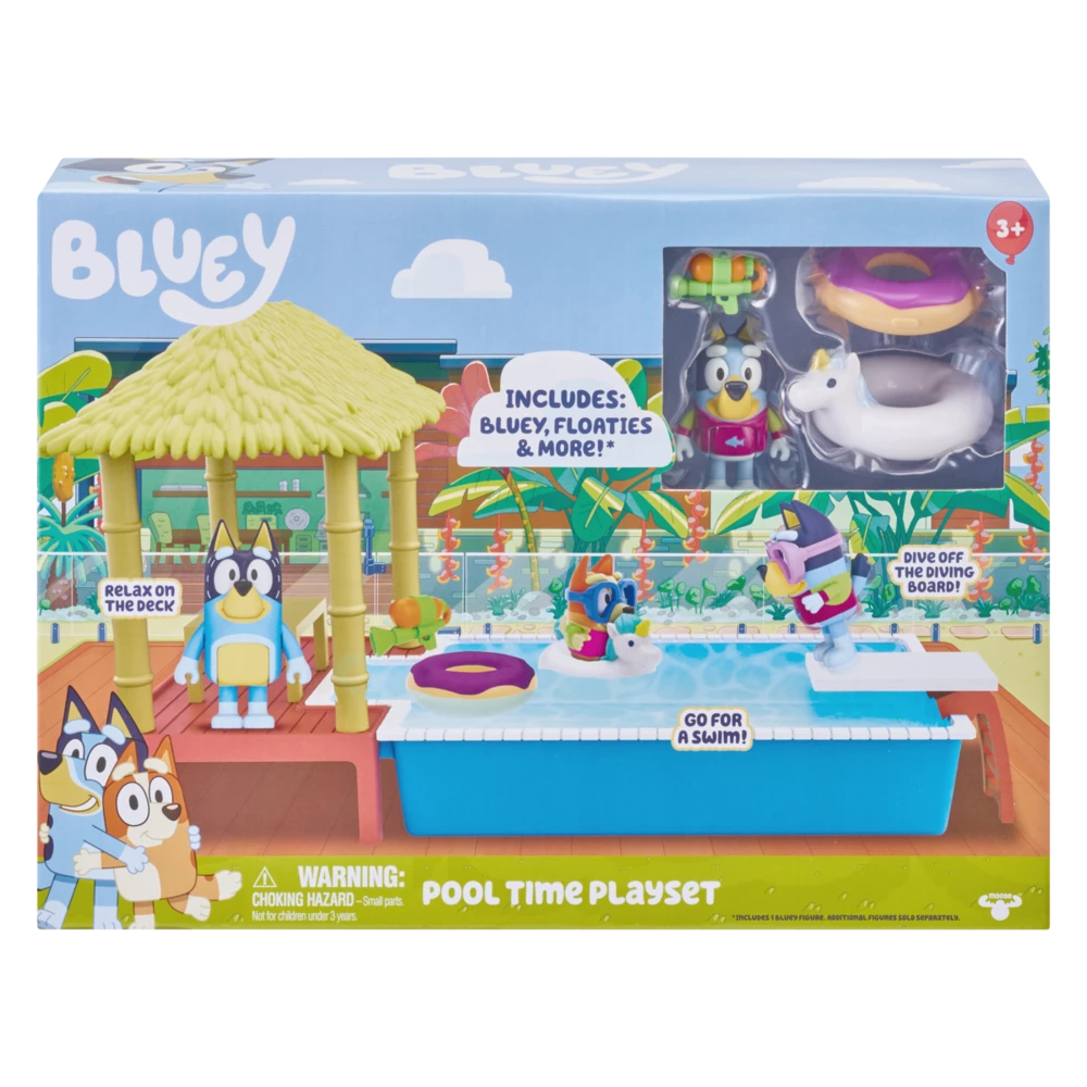 Bluey Pool Time Fun Playset Season 4 3 Bluey Pool Time Fun Playset Season 4 - Image 3
