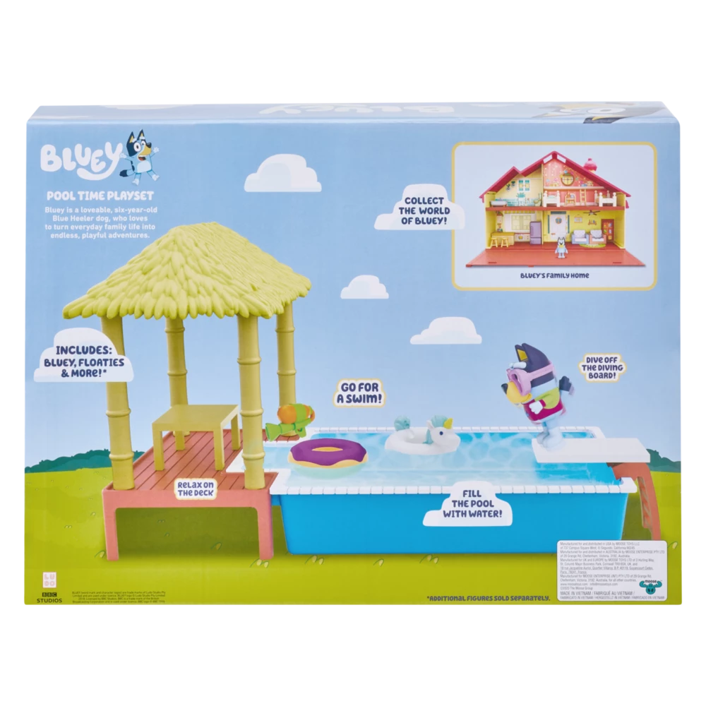 Bluey Pool Time Fun Playset Season 4 4 Bluey Pool Time Fun Playset Season 4 - Image 4