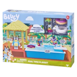 Bluey Pool Time Fun Playset Season 4 9 Bluey Pool Time Fun Playset Season 4 -Bluey Sales Store MO000124 4