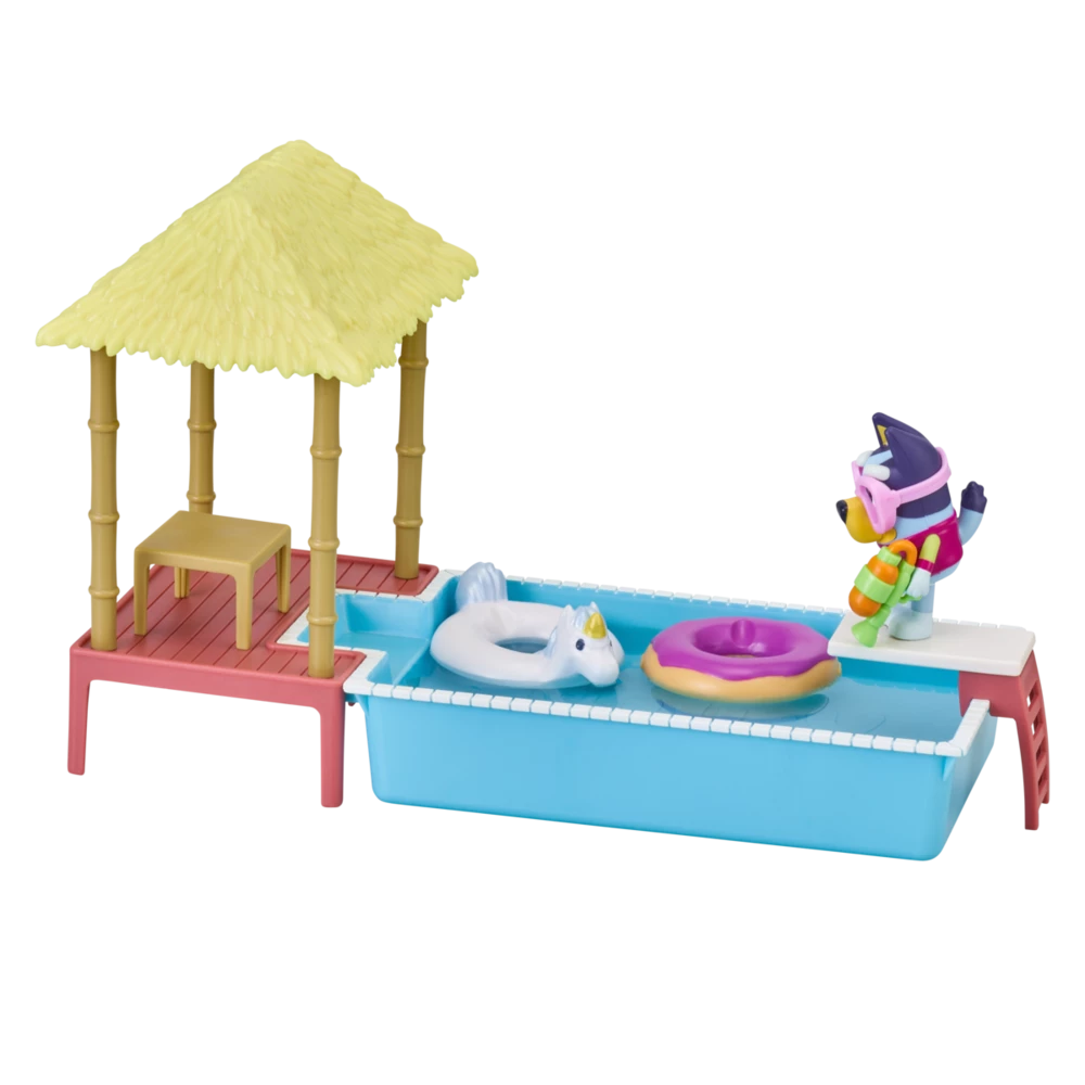 Bluey Pool Time Fun Playset Season 4 1 Bluey Pool Time Fun Playset Season 4