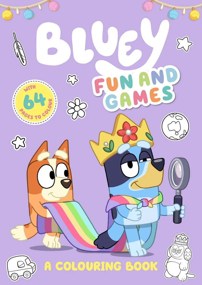 Bluey Colouring & Activity Pack Of 3 Books: Big Backyard, Fun & Games And Time To Play! 2 Bluey Colouring & Activity Pack Of 3 Books: Big Backyard, Fun & Games And Time To Play! - Image 2