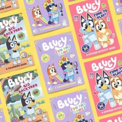 Bluey Colouring & Activity Pack Of 3 Books: Big Backyard, Fun & Games And Time To Play!