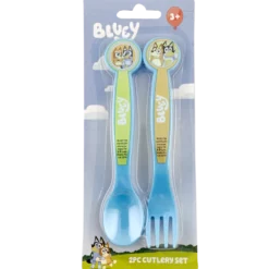 Bluey Kids 2 Piece PP Cutlery Set